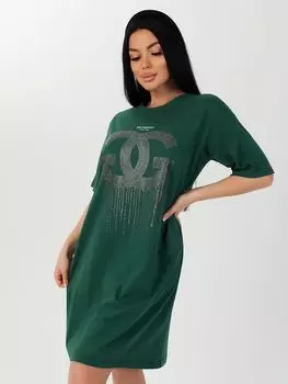 Жен. туника "Блэк" Зеленый р. 48