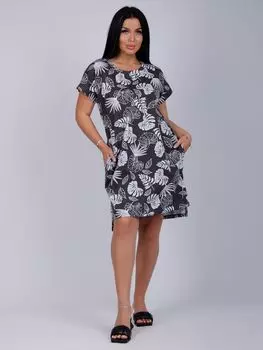 Жен. туника "Блеск" Антрацит р. 58