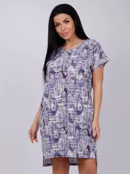 Жен. туника "Блеск" Сиреневый р. 58