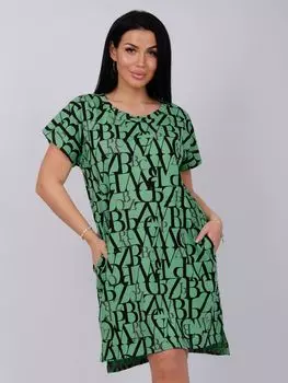 Жен. туника "Блеск" Зеленый р. 52