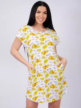 Жен. туника "Душечка" Белый р. 48