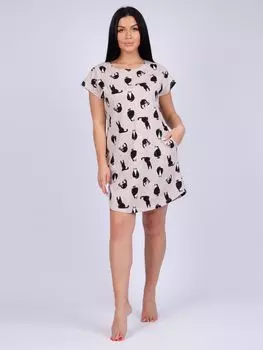 Жен. туника "Душечка" Бежевый р. 42