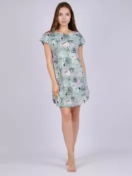 Жен. туника "Душечка" Оливковый р. 42