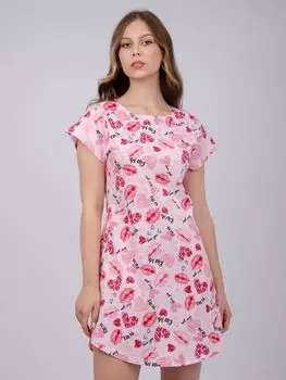 Жен. туника "Душечка" Розовый р. 44