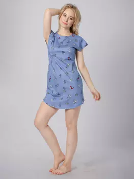 Жен. туника "Душечка" Синий р. 42