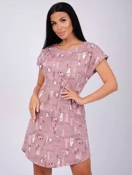 Жен. туника "Душечка" Сухая роза р. 44