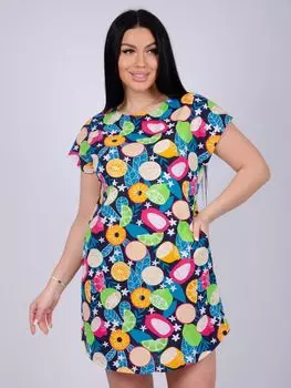 Жен. туника "Душечка" Темно-синий р. 42