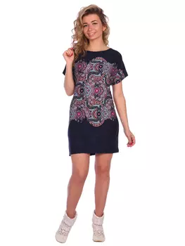 Жен. туника "Джинни Синий" р. 58