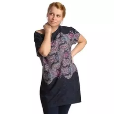 Жен. туника "Джинни Синий" р. 62