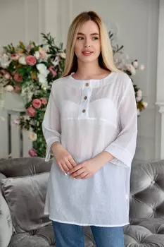 Жен. туника "Джу" Белый р. 56