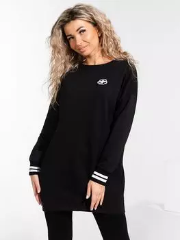 Жен. туника "Леона" Черный р. 46