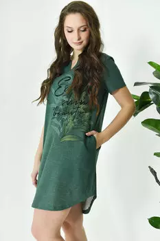 Жен. туника "Лилия" Зеленый р. 56