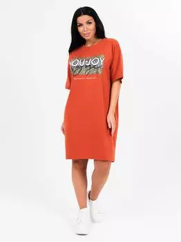 Жен. туника "Люкс Коралловый" р. 46