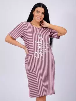 Жен. туника "Манижа" Сиреневый р. 60