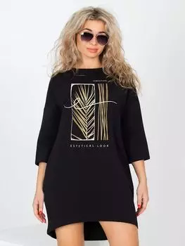 Жен. туника "Наоми" Черный р. 54