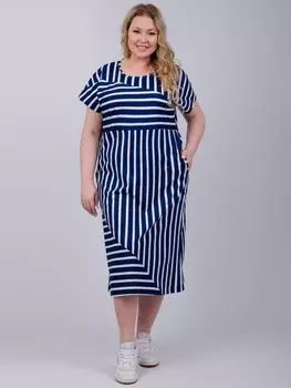 Жен. туника "Пари" Синий р. 50