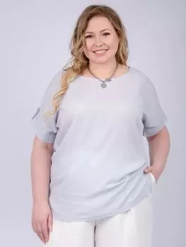 Жен. туника "Шелли" Голубой р. 56