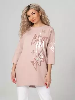 Жен. туника "Шерри" Пудра р. 54