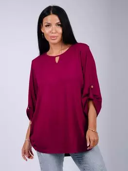 Жен. туника "Стелла" Бордовый р. 60