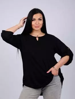 Жен. туника "Стелла" Черный р. 50