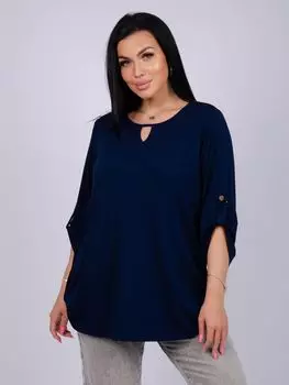 Жен. туника "Стелла" Темно-синий р. 50