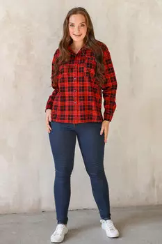 Жен. туника "Стиль" Гранатовый р. 50