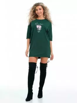 Жен. туника "Терра" Темно-зеленый р. 54