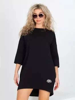 Жен. туника "Тина" Черный р. 50