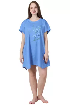 Жен. туника "Василек" Голубой р. 60