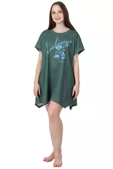 Жен. туника "Василек Зеленый" р. 66