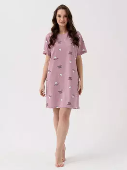 Жен. туника "Волшебство" Брусничный р. 46