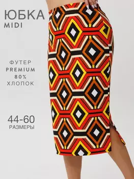 Жен. юбка "арт. 17-0456 Красный" р. 46
