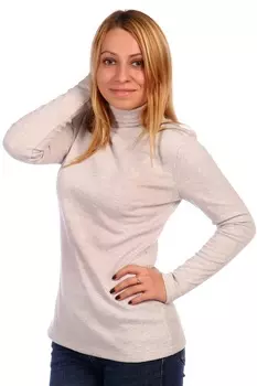 Жен. водолазка арт. 16-0418 Бежевый р. 54