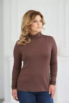 Жен. водолазка "арт. 19-0037 Шоколадный" р. 44
