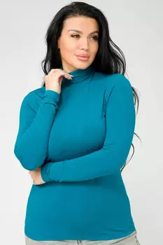 Жен. водолазка арт. 19-0787 Темно-изумрудный р. 58