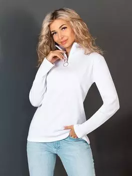 Жен. водолазка "Black lovely Белый" р. 44