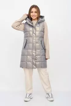 Жен. жилет "арт. 18-1878 Серый" р. 46