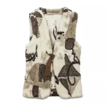 Жен. жилет "Силуэт" Абстракция р. 44-46