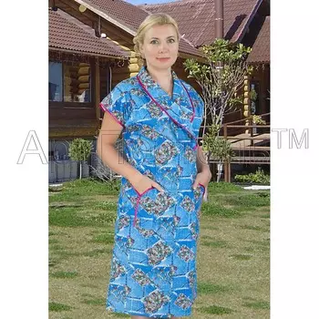 Женский халат "Американка" запашной, размер 46