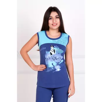 Женский костюм "Одри" Синий, размер 44