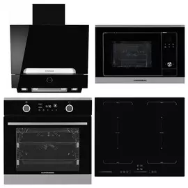 Комплекты Kuppersberg эл.дух. HH 6612 T/ инд.пан. ICS 624/ вытяж. F 690/ встр.мик. HMW 655 X