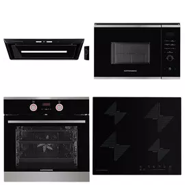 Комплекты Kuppersberg эл.дух. HH 668 T/ инд.пан. ICS 604/ вытяж. INBOX 54 B/ встр.мик. HMW 650 BX