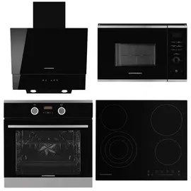 Комплекты Kuppersberg эл.дух. HO 658 T/ эл.пан. ECS 603/ вытяж. F 612 B/ встр.мик. HMW 650 BX