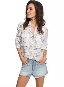 Блузка женская ROXY Juvia J Marshmallow Boat Trip Small