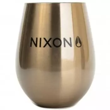 Бокал MIZU Nixon Wine Cup Set (2) Lock Up A/S Glossy Rose Gold W/ Black Print