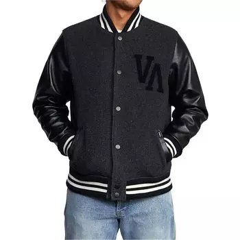 Бомбер RVCA Junior Varsity Lette Rvca Black 2022
