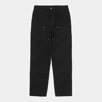 Брюки CARHARTT WIP Double Knee Pant Black (Rinsed) 2023
