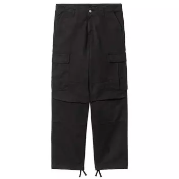 Брюки CARHARTT WIP Regular Cargo Pant SS24 Black (Garment Dyed)