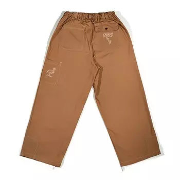 Брюки LARRY PANTS Wide Fit FW25 Mustard White