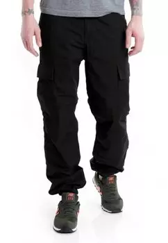 Брюки мужские CARHARTT WIP Regular Cargo Pant BLACK (RINSED)